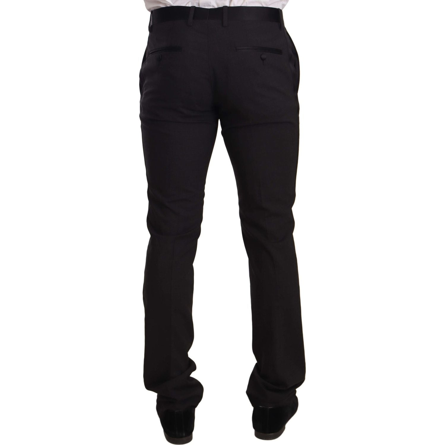 优雅蓝色两件套天鹅绒西装