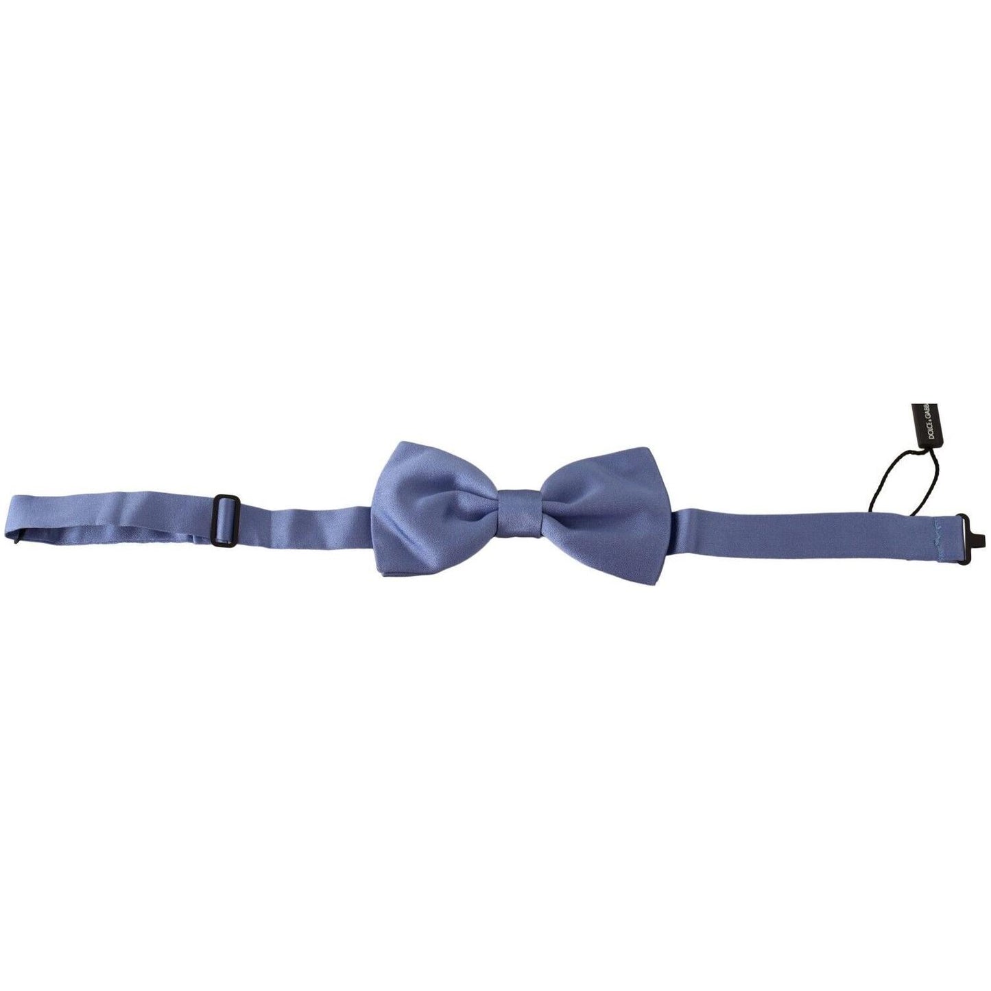 Dolce & Gabbana Purple 100% Silk Adjustable Neck Papillon Bow Tie