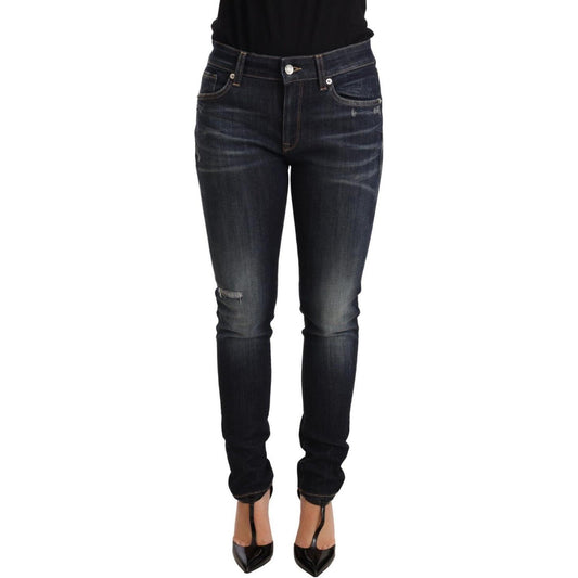 Dolce & Gabbana Chic Blue Slim Skinny Jeans Dolce & Gabbana