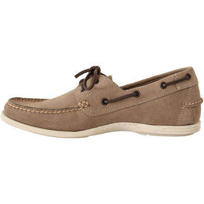 Pollini Beige Suede Low Top Mocassin Loafers Casual Men Shoes Pollini