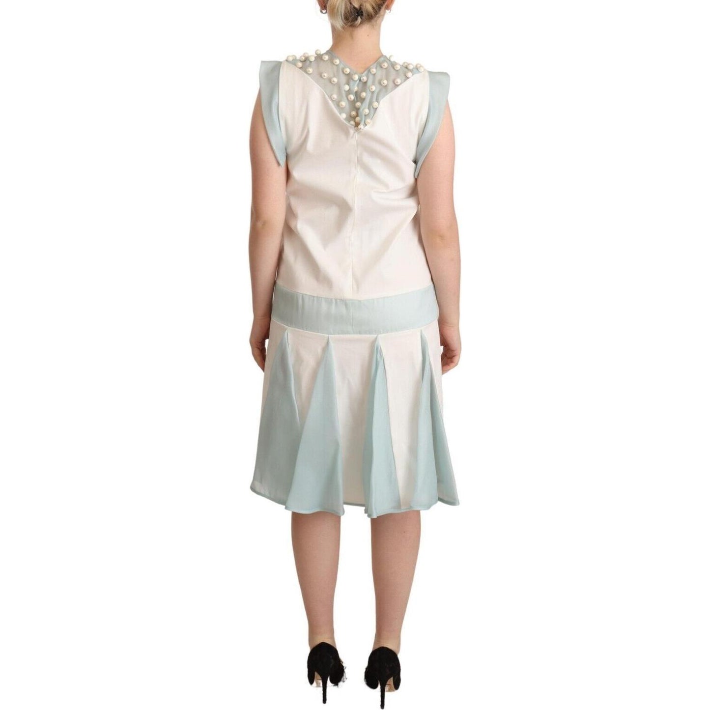 Sergei Grinko Embroidered Pearl Shift Dress Distinction WOMAN DRESSES Sergei Grinko