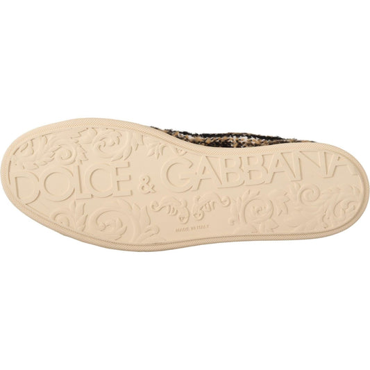 Dolce & Gabbana Beige High Top Fashion Sneakers MAN SNEAKERS Dolce & Gabbana