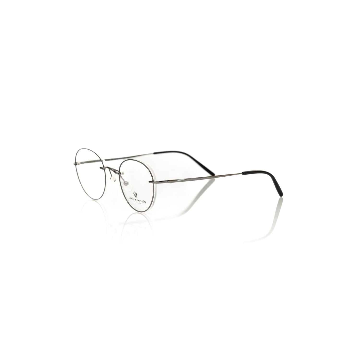 Frankie Morello Gray Metallic Men's Eyeglass Frame