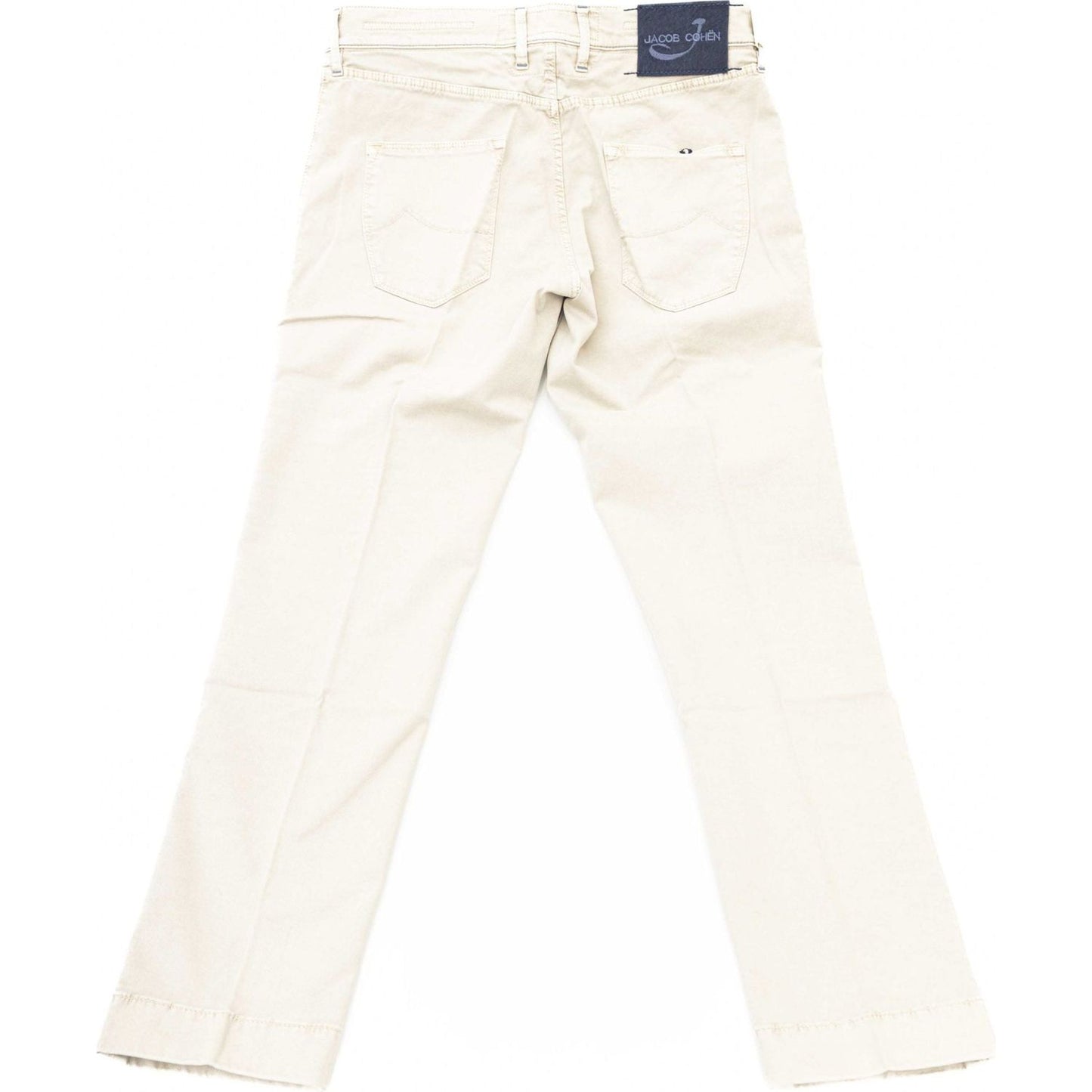 Jacob Cohen Elegant Silver Chino Model Trousers Jacob Cohen