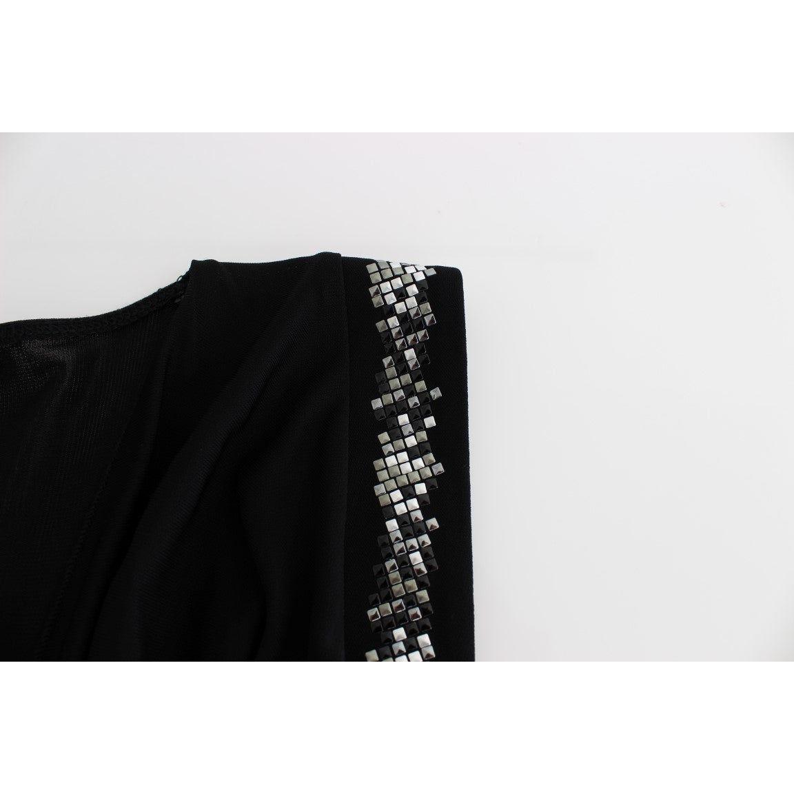 优雅垂坠领口无袖连衣裙