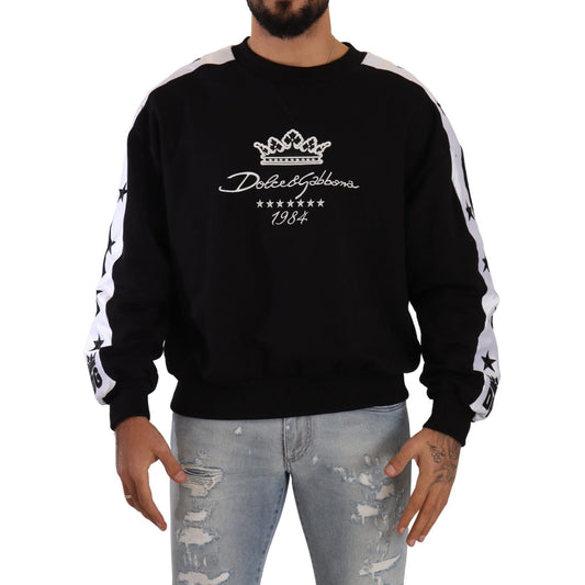 Dolce & Gabbana Elegant Crown 1984 Crewneck Sweater Dolce & Gabbana