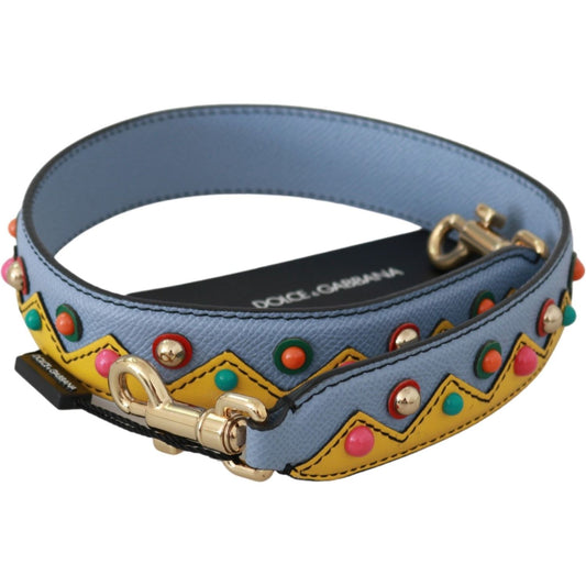 Dolce & Gabbana Blue Handbag Accessory Shoulder Strap Leather Dolce & Gabbana