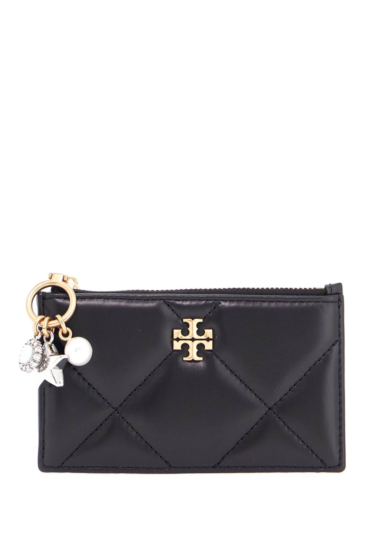 Tory Burch kira card holder with p Small Leather Goods Tory Burch