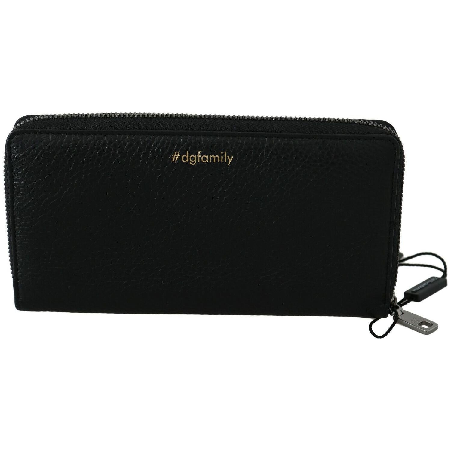 时尚黑色和红色皮革欧式钱包