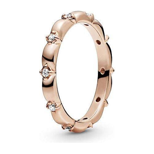 PANDORA JEWELS Mod. BAND - RING - Size 56 DESIGNER FASHION JEWELLERY PANDORA