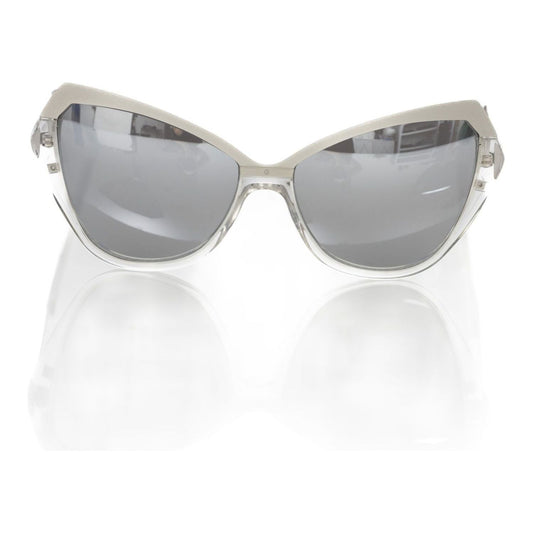 Frankie Morello Gray Acetate Women Sunglass Frankie Morello