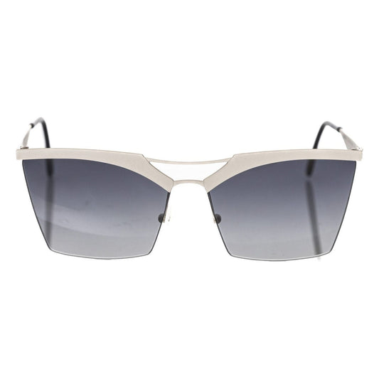 Frankie Morello Silver Metallic Women's Sunglass Frankie Morello