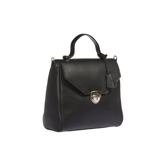 Trussardi Embossed Leather Elegance Handbag Trussardi