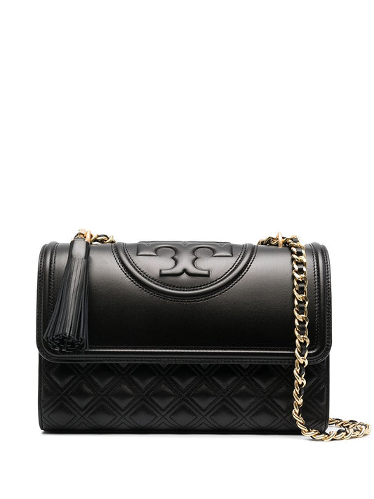 Tory Burch jet black calf leather Bag Shoulder Tory Burch