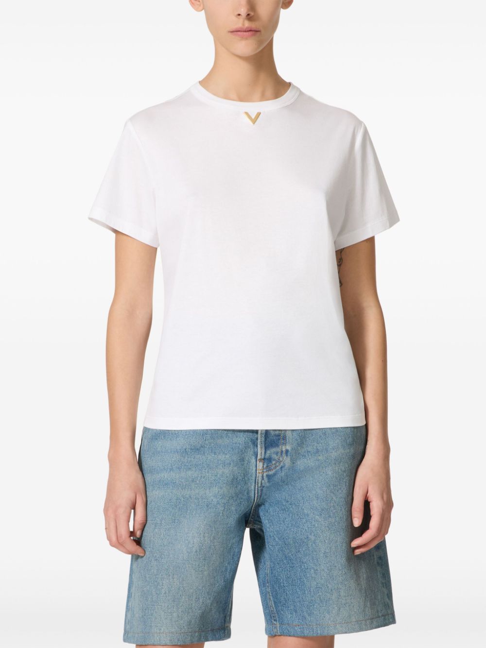 Valentino T-shirts and Polos White Topwear Valentino