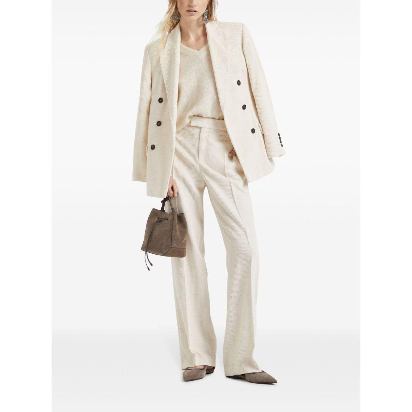 Brunello Cucinelli Jackets Ivory Jackets Brunello Cucinelli