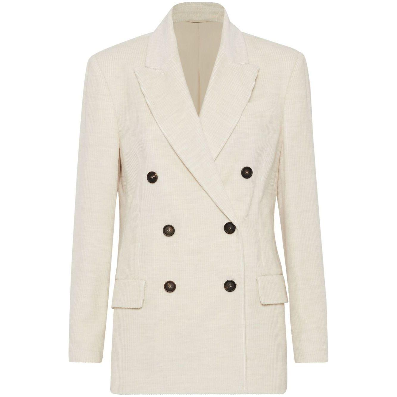 Brunello Cucinelli Jackets Ivory Jackets Brunello Cucinelli