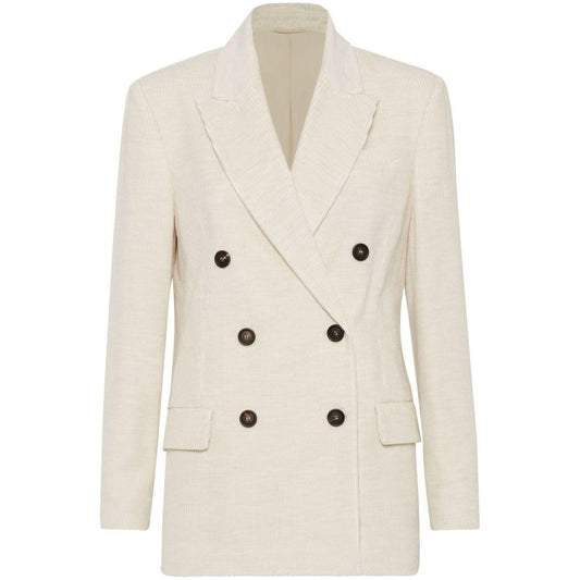 Brunello Cucinelli Jackets Ivory Jackets Brunello Cucinelli