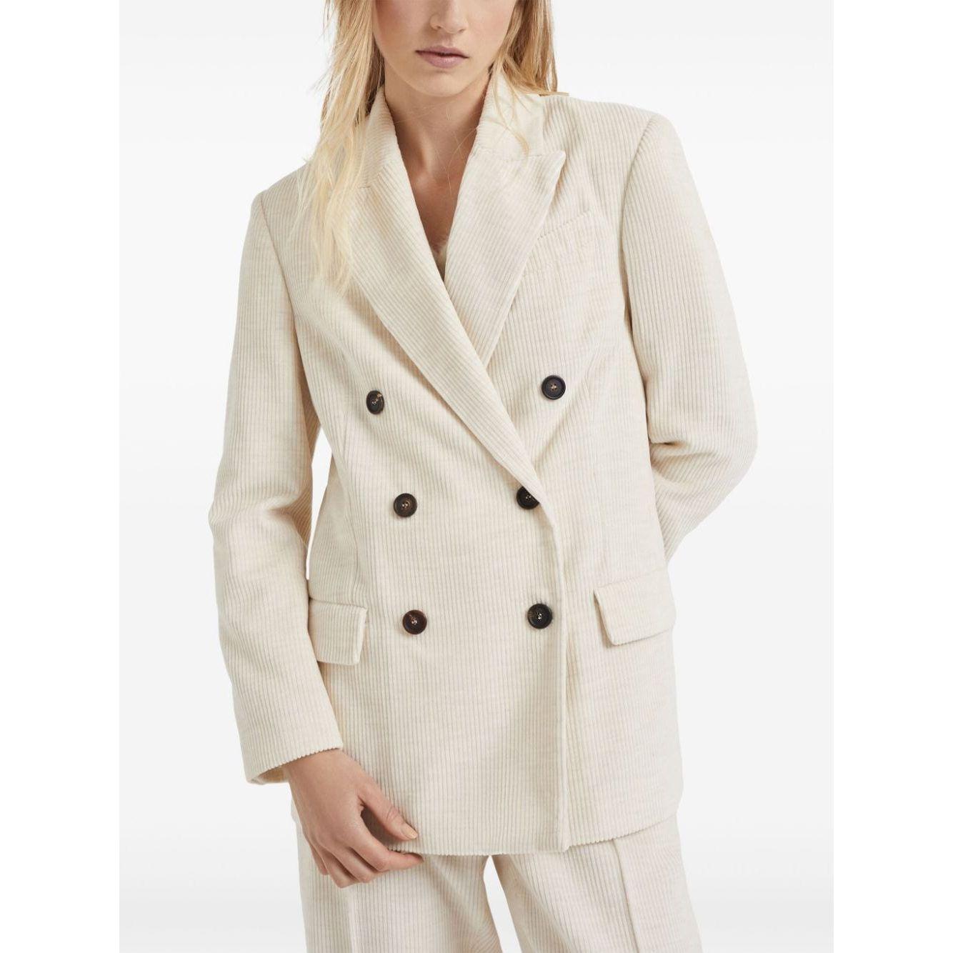 Brunello Cucinelli Jackets Ivory Jackets Brunello Cucinelli