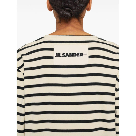 JIL SANDER PLUS T-shirts and Polos Beige Topwear Jil Sander Plus