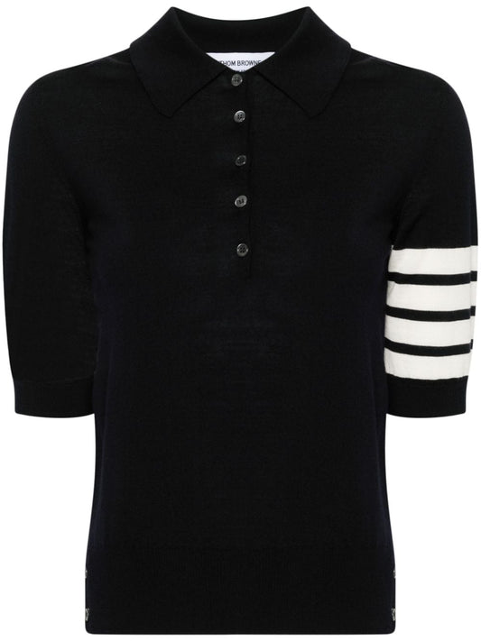 Thom Browne T-shirts and Polos Blue Topwear Thom Browne