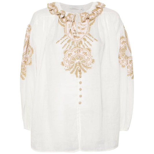 Zimmermann Top Beige Topwear Zimmermann