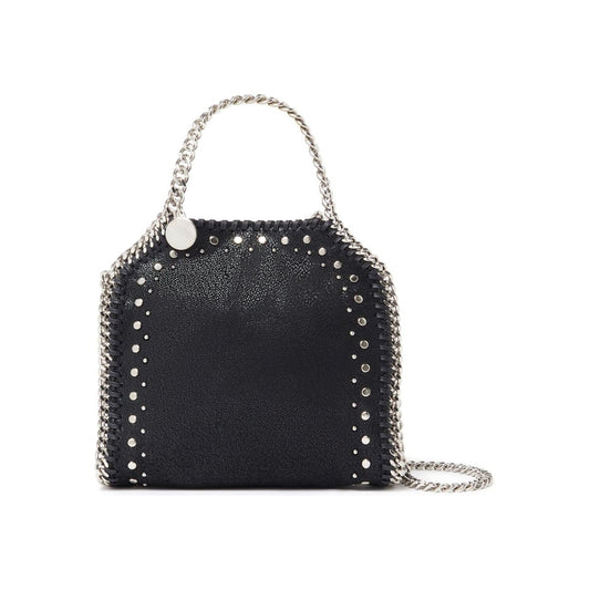 Stella McCartney black faux leather pebbled Bag Shoulder Stella McCartney