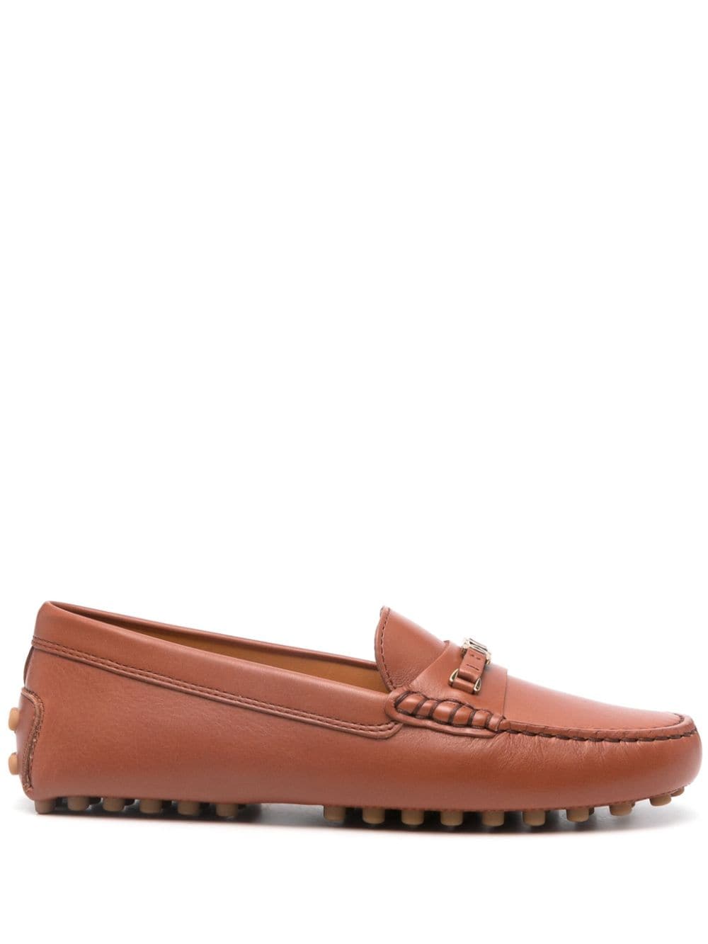 Tod's Flat shoes Leather Brown Moccasins Tod'S