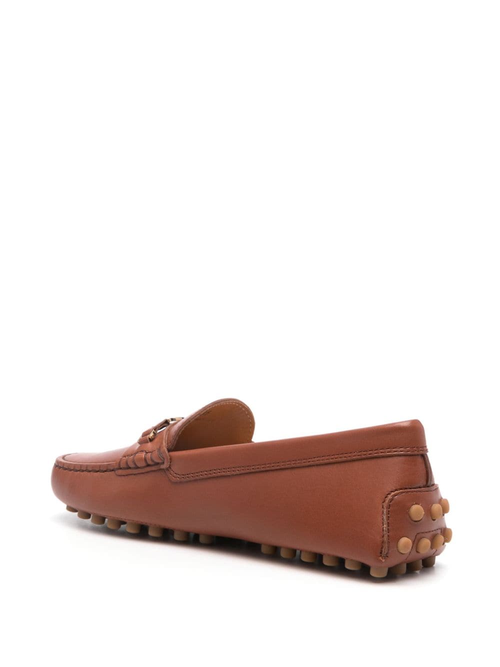 Tod's Flat shoes Leather Brown Moccasins Tod'S