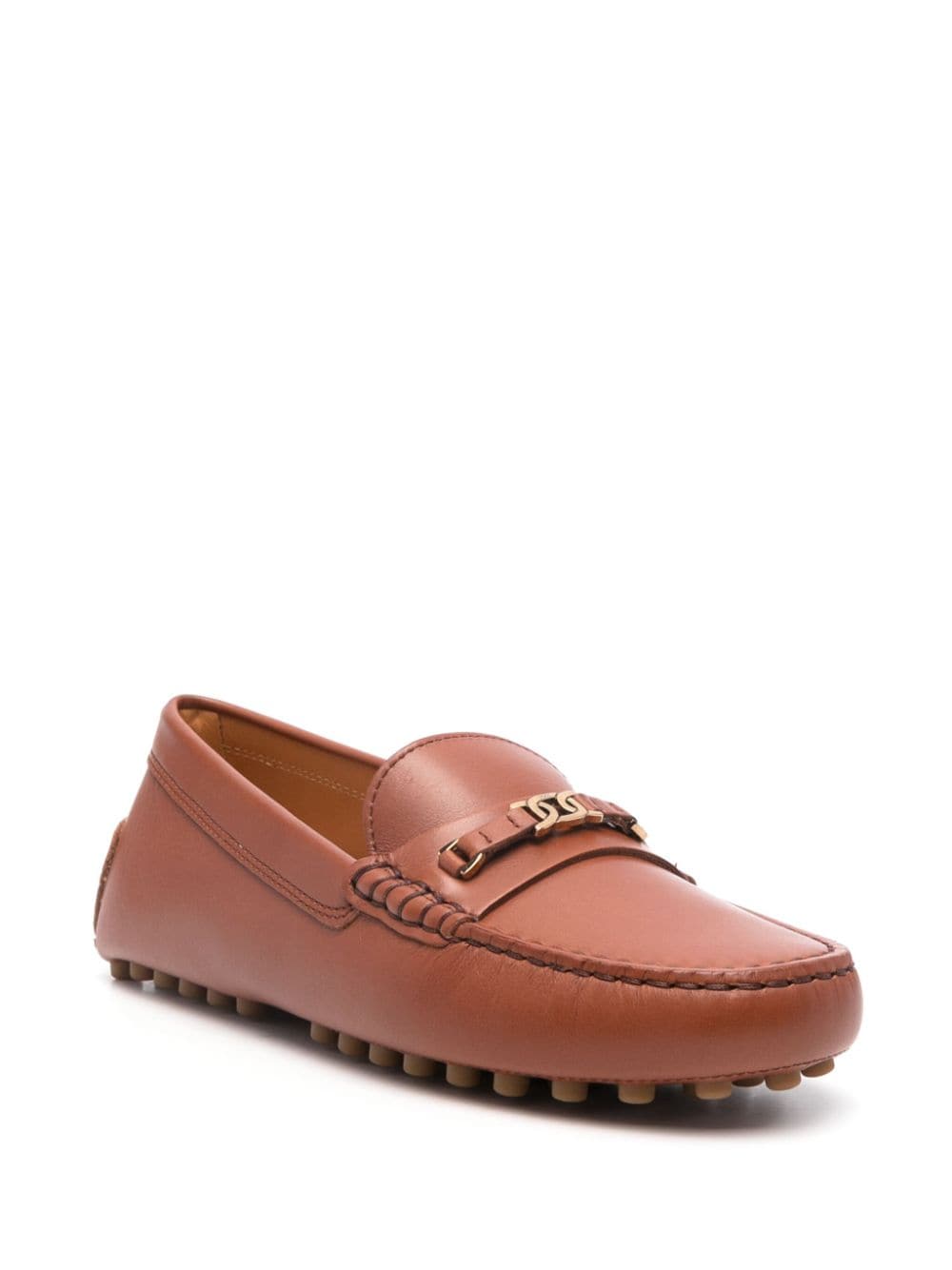 Tod's Flat shoes Leather Brown Moccasins Tod'S