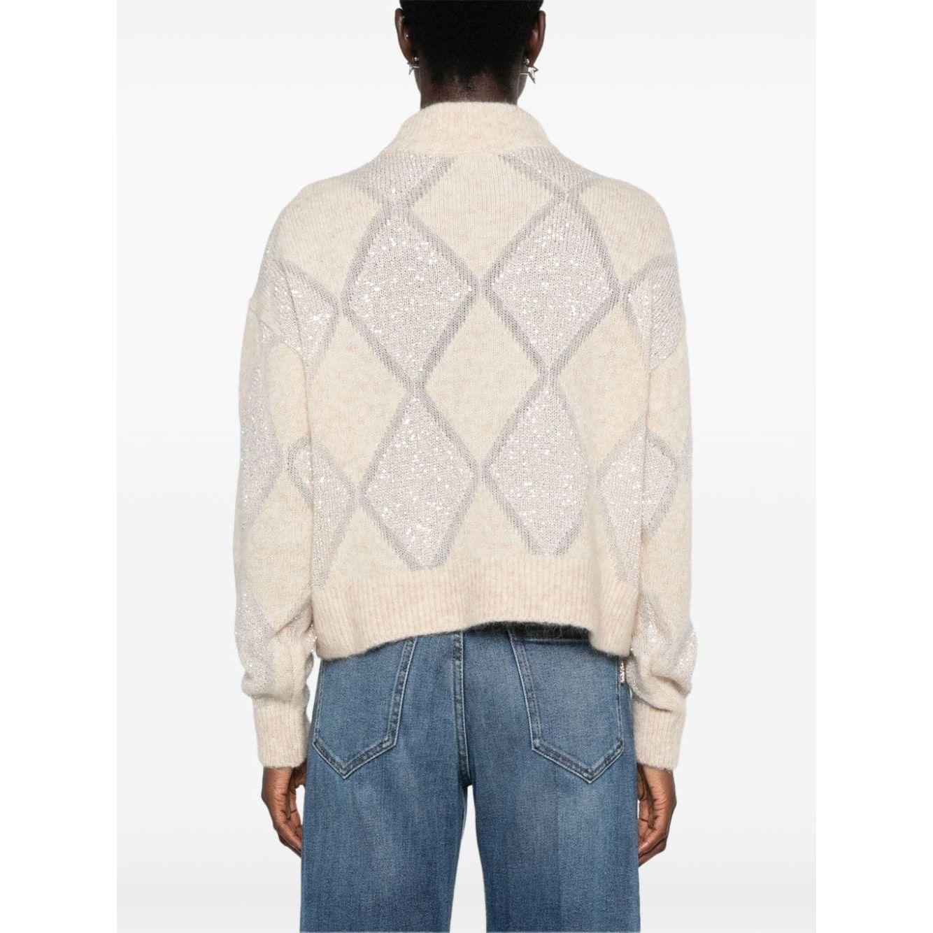 Brunello Cucinelli Sweaters Beige Topwear Brunello Cucinelli