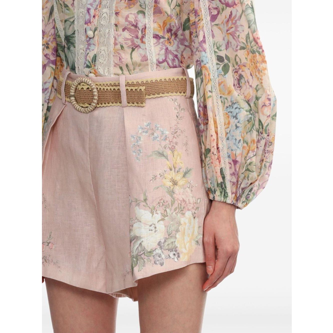 Zimmermann Shorts Pink Short trousers Zimmermann