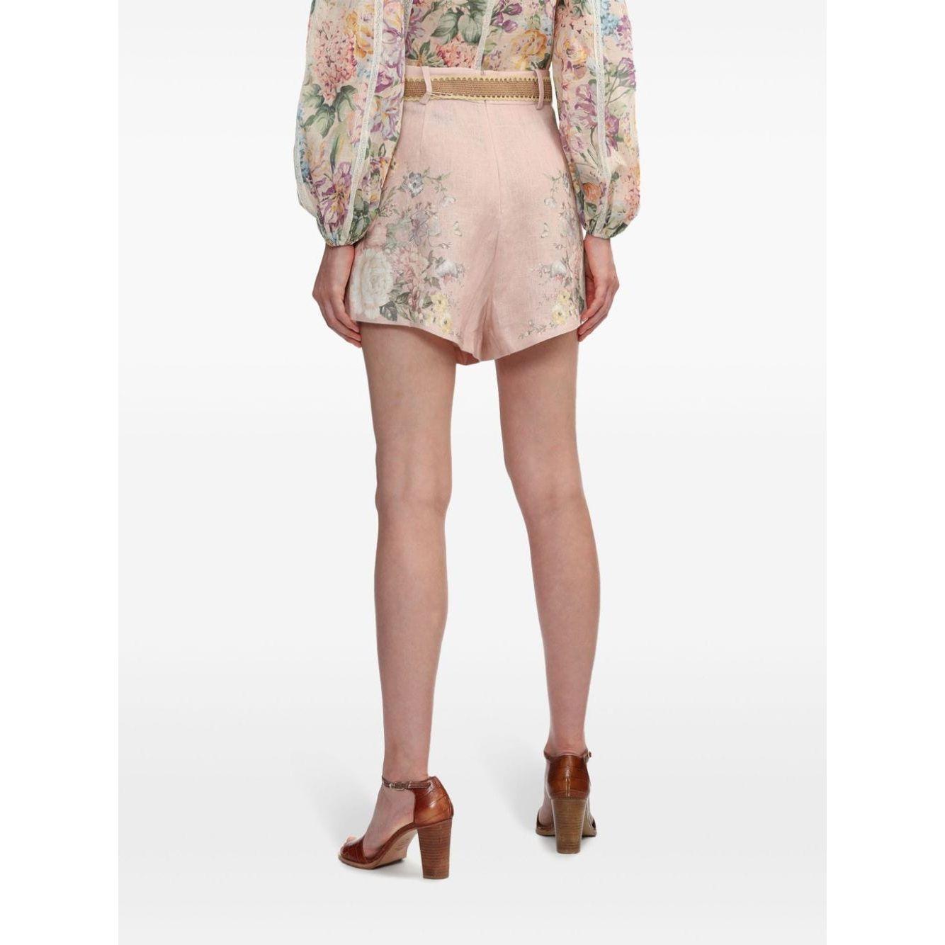 Zimmermann Shorts Pink Short trousers Zimmermann