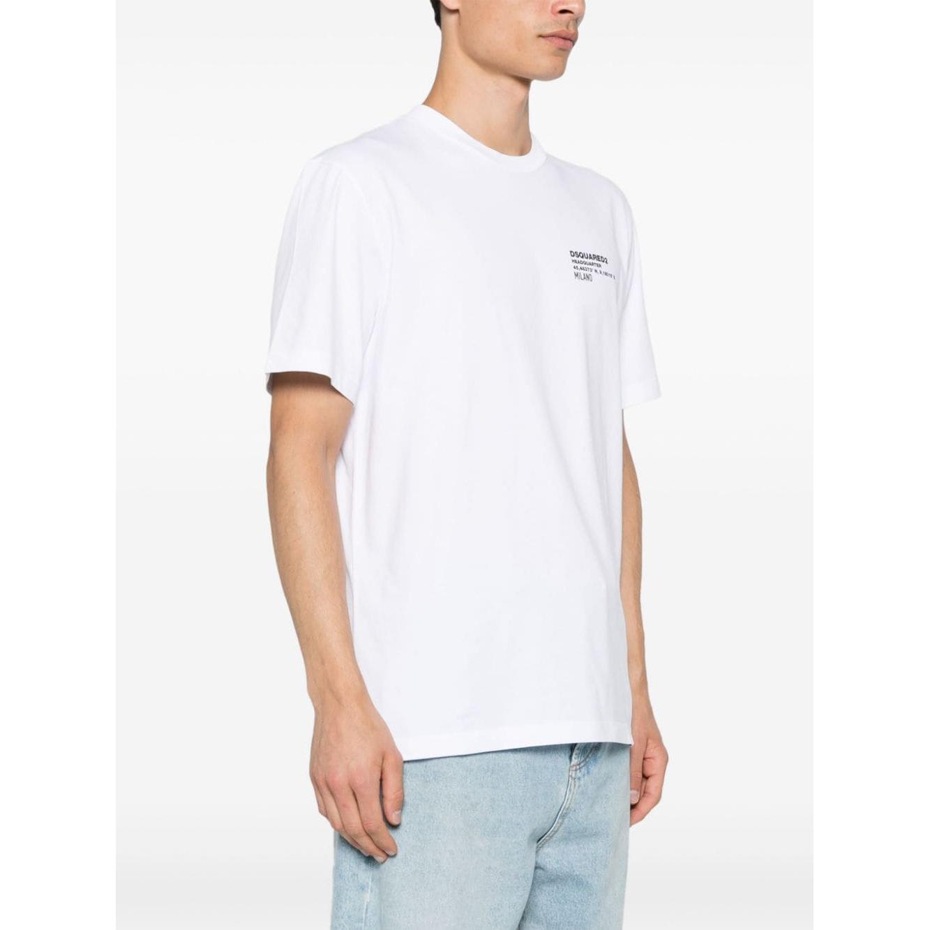 Dsquared2 T-shirts and Polos White Topwear Dsquared2