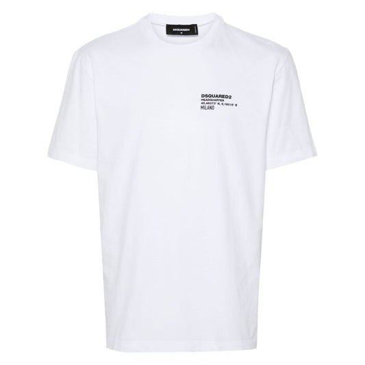 Dsquared2 T-shirts and Polos White Topwear Dsquared2