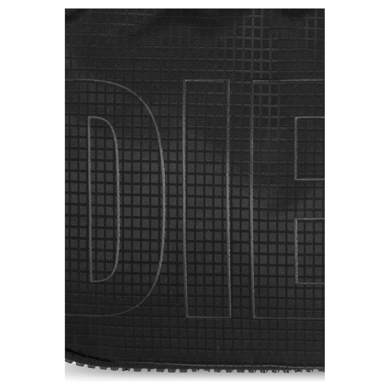 Diesel black grid pattern logo print Handbag Shoulder Diesel