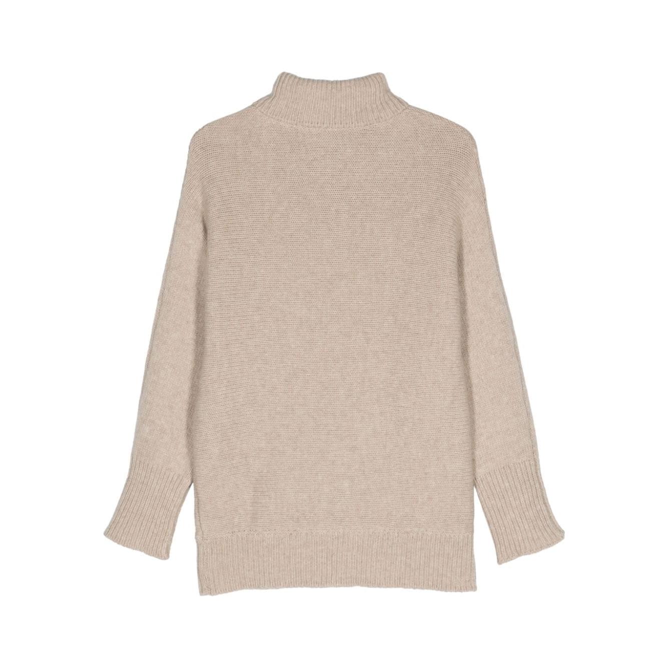 Alysi Sweaters Beige Topwear Alysi