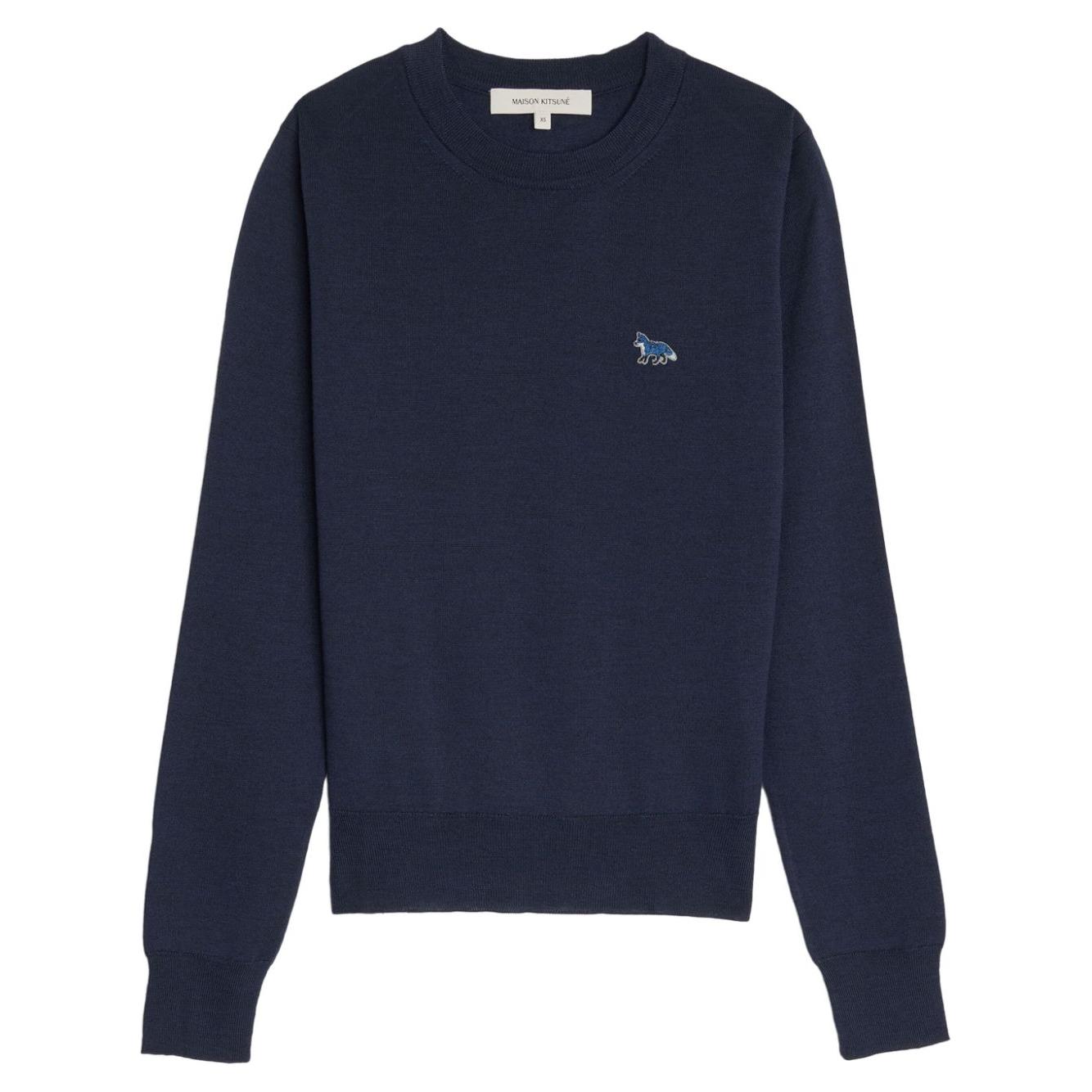 MAISON KITSUNE' Sweaters Blue Topwear Maison Kitsune