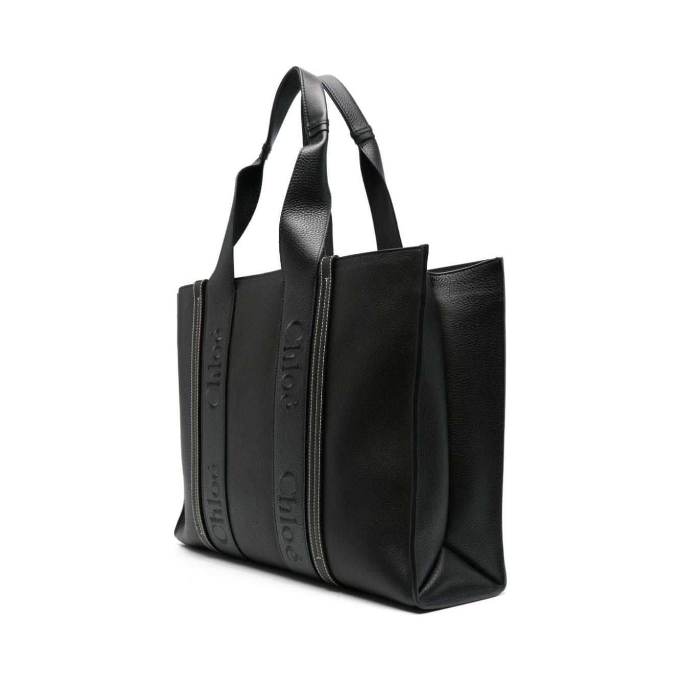 Chloè black smooth grain Tote Bag Shopper Chloè