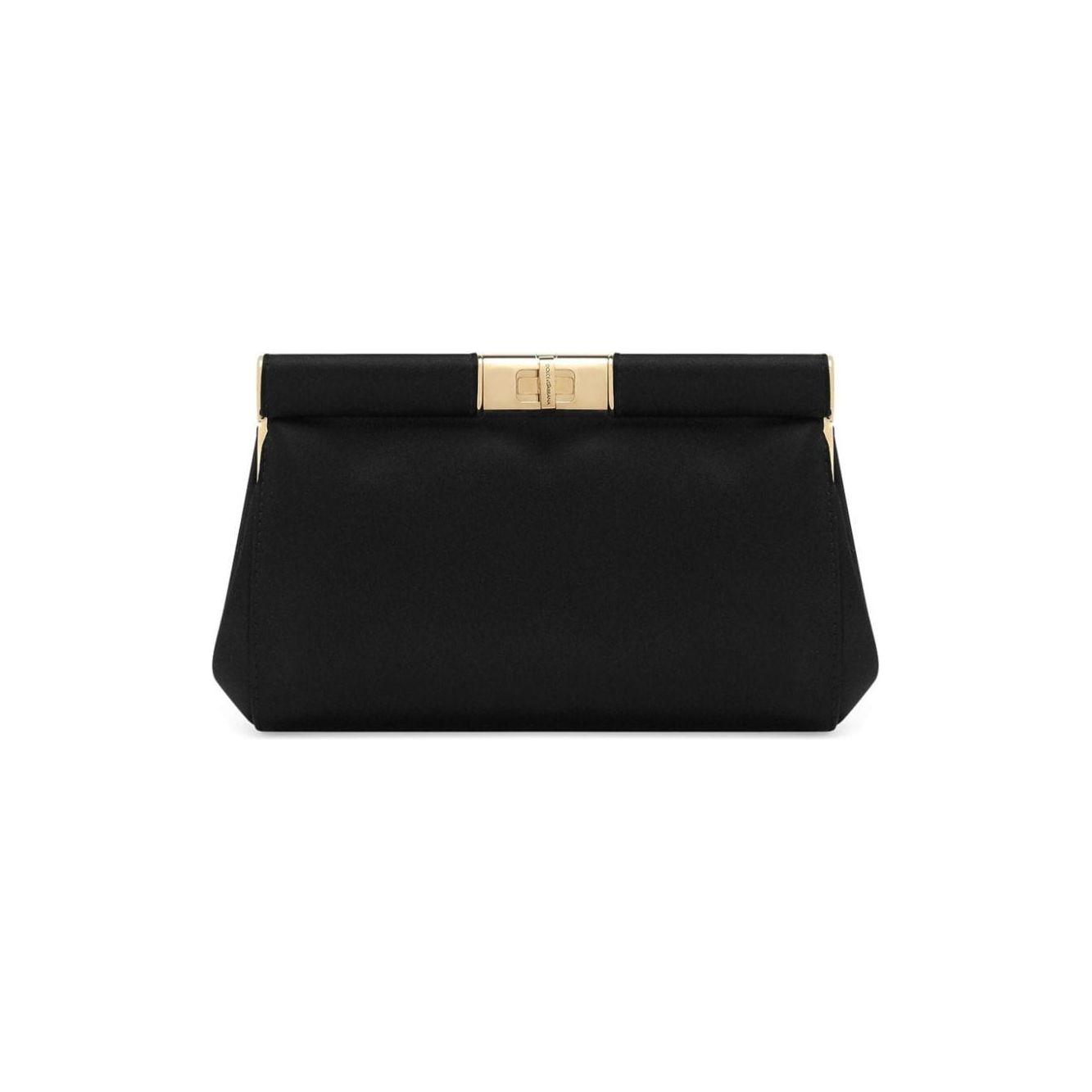 Dolce & Gabbana black leather Clutch Bag Shoulder Dolce & Gabbana