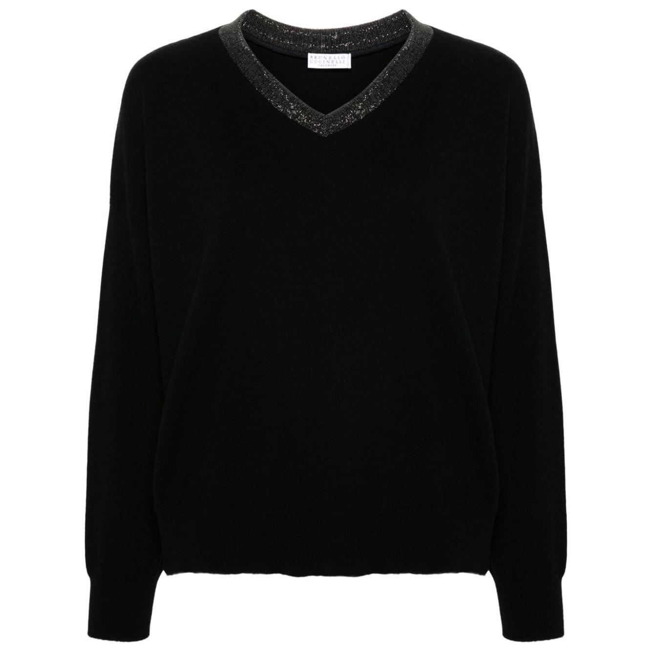 Brunello Cucinelli Sweaters Black Topwear Brunello Cucinelli