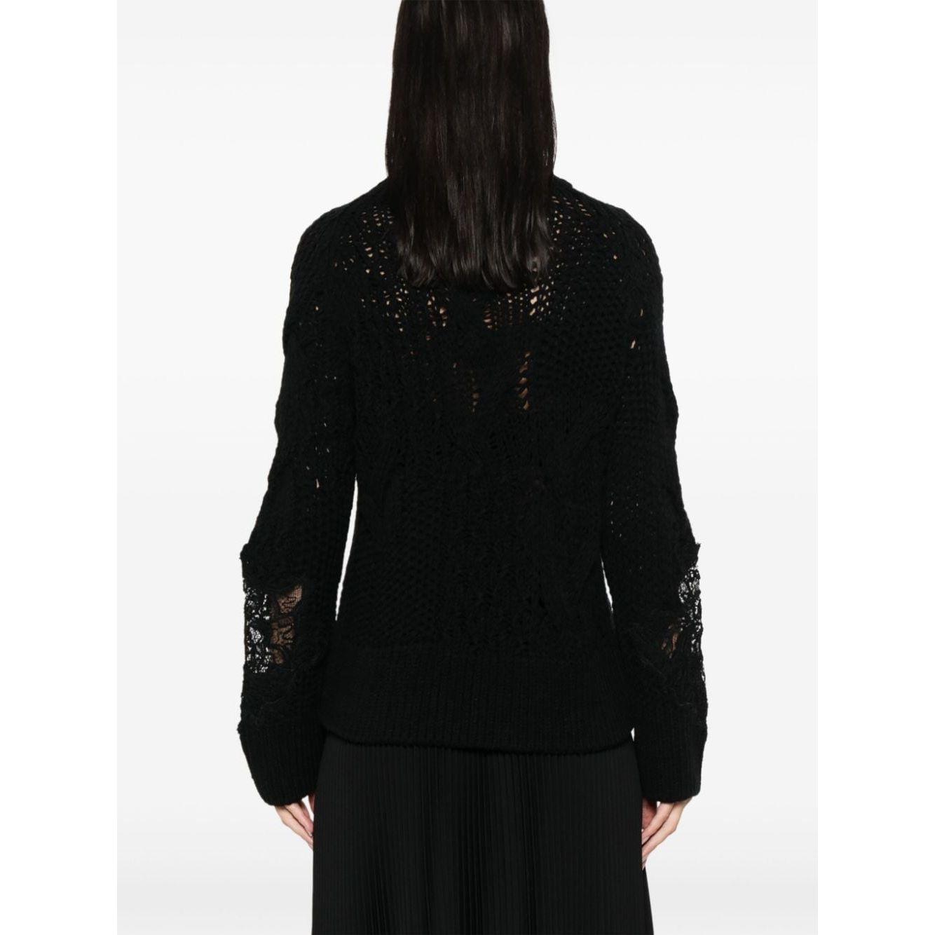 Ermanno Scervino Sweaters Black Topwear Ermanno Scervino