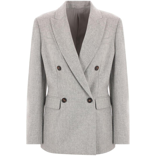 Brunello Cucinelli Jackets Grey