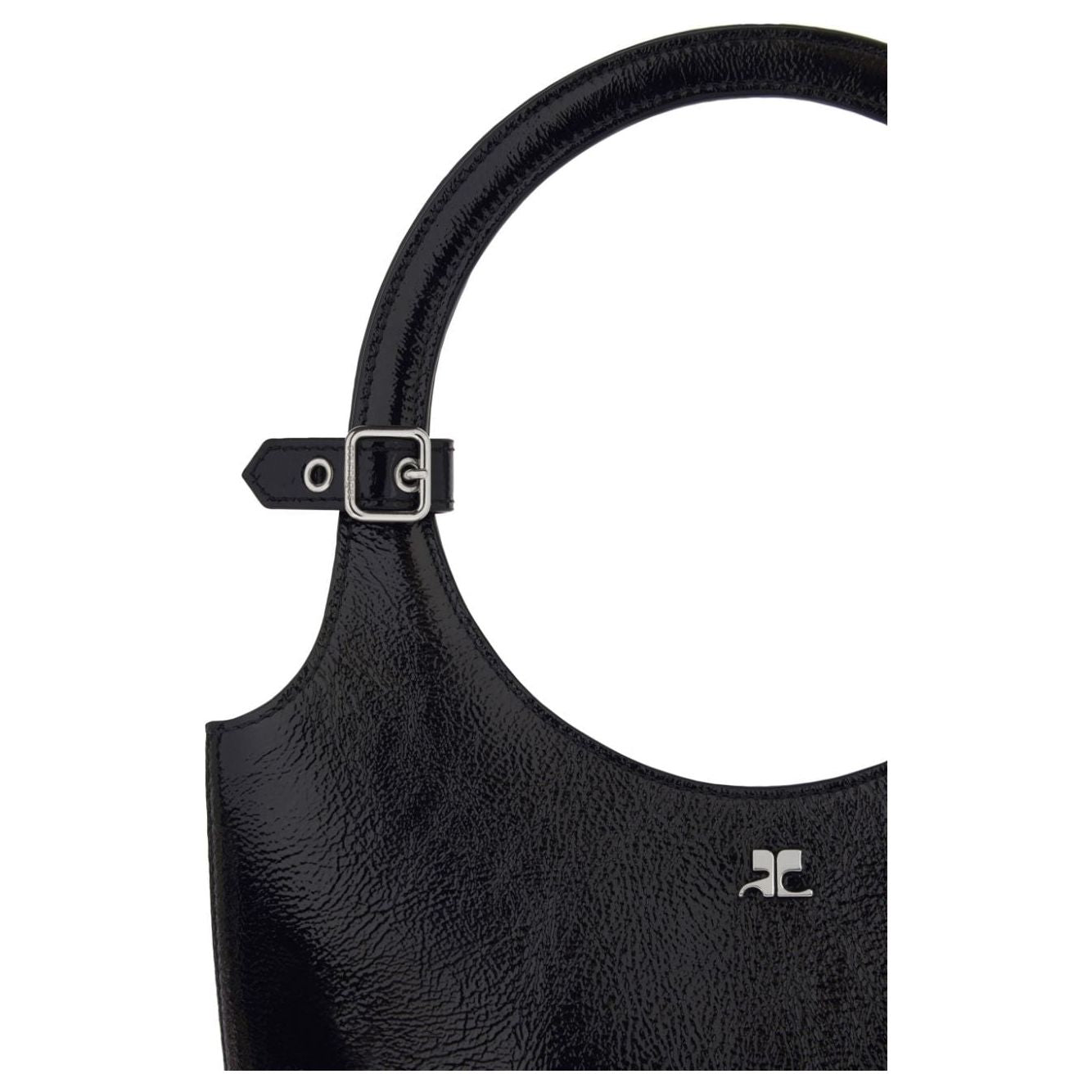 032C Courreges Bags.. Black Handbag 032C