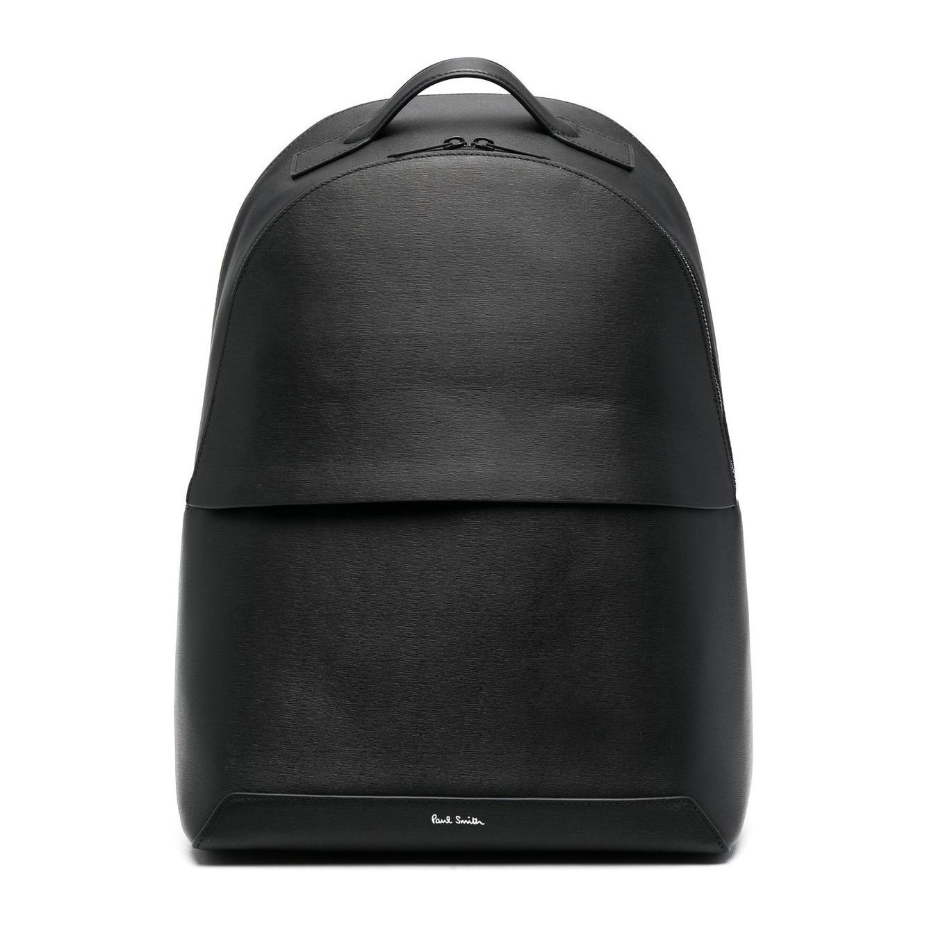 Paul Smith Faux Leather Backpack men's Black