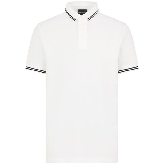 Emporio Armani T-shirts and Polos White Topwear Emporio Armani