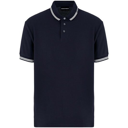 Emporio Armani T-shirts and Polos Blue Topwear Emporio Armani