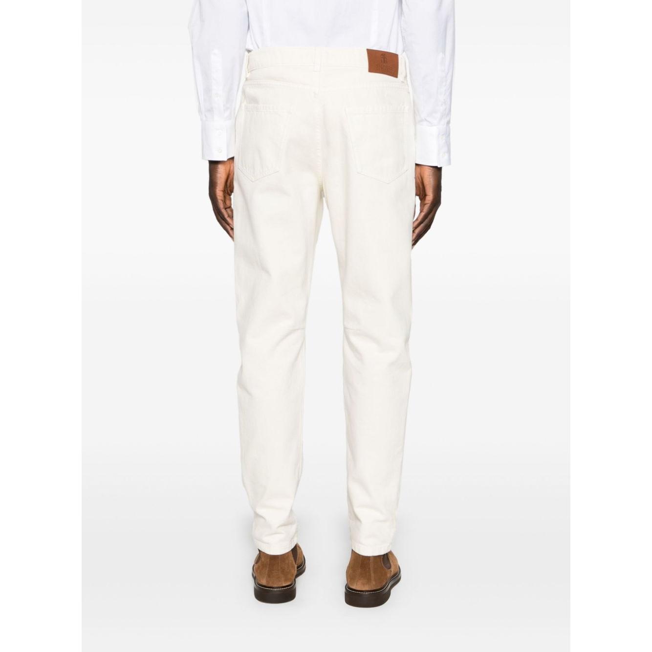 Brunello Cucinelli Jeans White Jeans Brunello Cucinelli