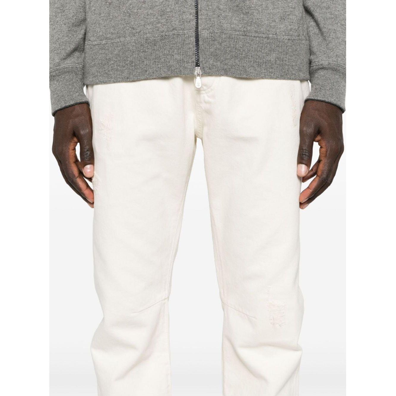 Brunello Cucinelli Jeans White Jeans Brunello Cucinelli