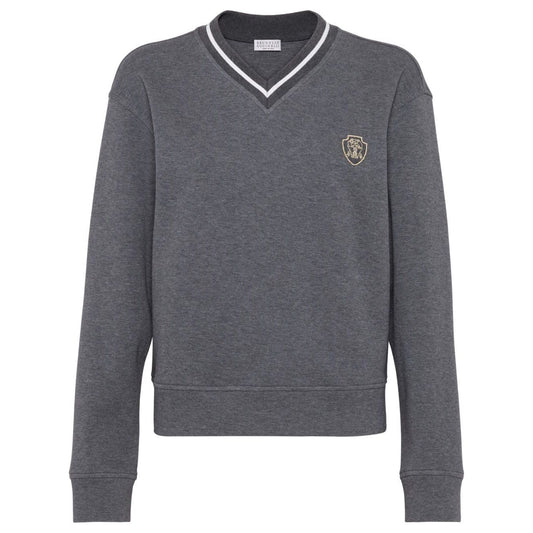 Brunello Cucinelli Sweaters Grey